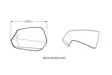 Puig Hand Guards Universal Maxiscooter C/Clear - Moottoripyörän käsisuojat - D337286 - 1