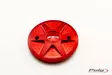 Puig Sump Clutch Cover T-Max 530 12-16'C/Red - Moottoripyörän moottorin suojakopat - D301576 - 1