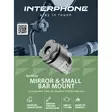 Interphone Quiklox - Mirror Mount For Scooter - Moottoripyörän matkapuhelintarvikkeet - D501636 - 2