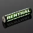 Renthal Shiny Pehmuste Musta/Valkoinen/Vihreä - Moottoripyörän ohjaustangon pehmusteet - D446336 - 1