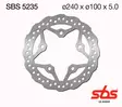 Sbs Jarrulevy Standard - Moottoripyörän jarrulevyt - D241836 - 1