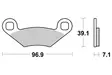 Sbs Jarrupalat Racing Sintered - Moottoripyörän jarrupalat - D220816 - 1