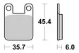 Sbs Jarrupalat Sintered Offroad - Moottoripyörän jarrupalat - D220746 - 1