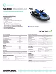 SEA-DOO 25 SPARK 2UP 90 CONVENIENCE PACKAGE DAZZLING BLUE/ VAPOR BLUE - Sea-Doo Rec Lite 2025 - 138706 - 4