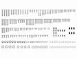 Sixty5 Japanese Sportbike Pro-pack - Moottoripyörän ruuvit & kiinikkeet - D451006 - 1