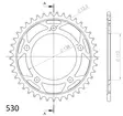Supersprox Teräs takaratas 302.41 - Moottoripyörän takarattaat - D26696 - 2