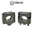 Timeless Ohjaustangon kiinnikepari, Fat Bar, 28,6mm, Musta - Mopon Ohjaustangot - D475356 - 1