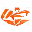 UFO Muovisarja 6-osainen Oranssi 127 KTM EXC/EXC-F 125-500 20-23 - Moottoripyörän muovisarjat - D332256 - 1