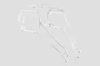 Yakk EXP Side carrier Husqvarna 701 Enduro/Supermoto (16-25) white - Moottoripyörän laukkujen kiinnityssarjat - D547336 - 1