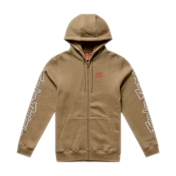 TLD Zip Up Hoodie Badge Sienna - Hupparit & Fleecet - 144966 - 1