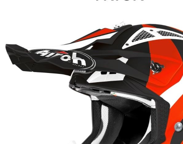 Airoh Aviator Ace Lippa Trick orange matt - Offroad kypärien lipat - D342006 - 1