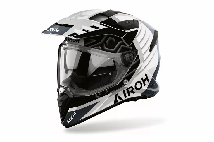 AIROH kypärä Bandit Cube harmaa kiiltävä - Adventure-kypärät - D559246 - 1