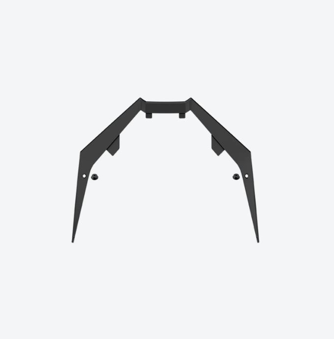 Airoh Twist 3 Extended short peak w. screws included Black - Offroad kypärien lipat - D499246 - 1