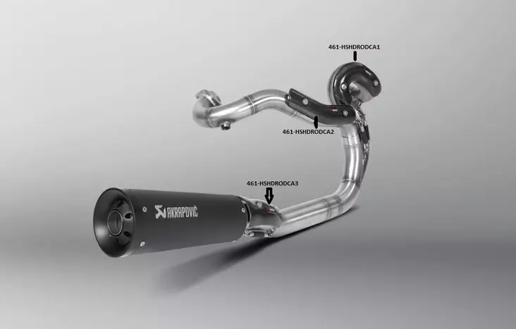 Akrapovic lämmönsuoja (Carbon) H-D HSHDRODCA3 - Moottoripyörän äänenvaimentimen varaosat - D366476 - 1