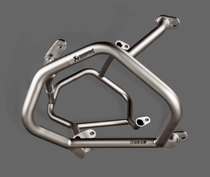Akrapovic Lower protection Bar Set(Titaani) R1250 GS 2021- - Moottoripyörän kaatumaraudat - D448296 - 1