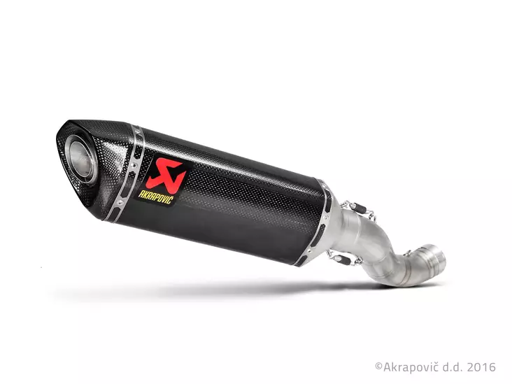 Akrapovic Slip-On Line (Carbon) RSV4 15-16 - Moottoripyörän äänenvaimentimet - D309706 - 1