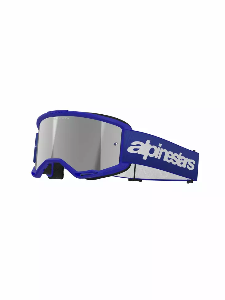 Alpinestars Ajolasit Vision 3 WORDMARK Sininen Peili Hopea - Offroad ajolasit - D500316 - 1