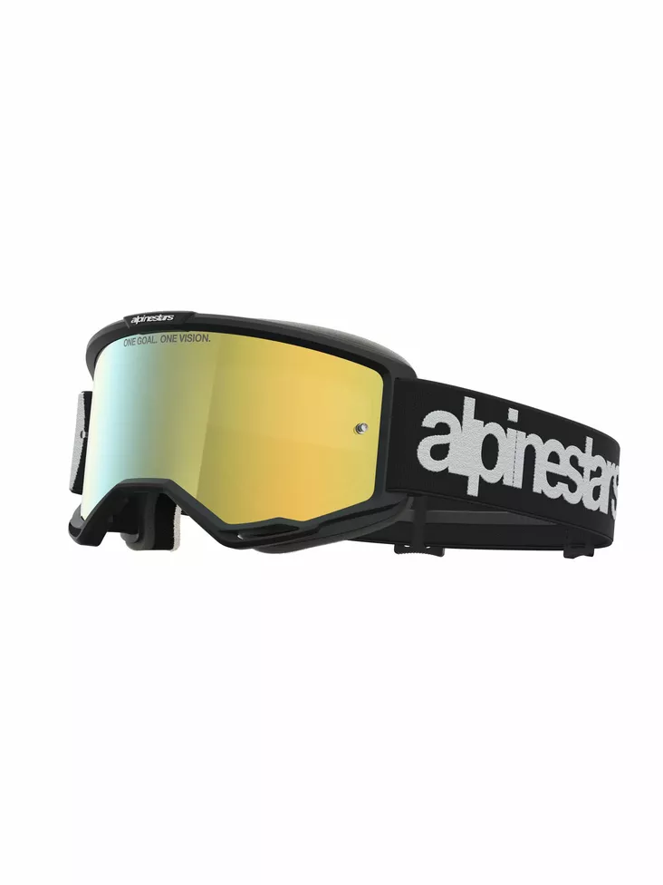 Alpinestars Ajolasit Vision 5 Hone Musta Valkoinen Peili Kulta - Offroad ajolasit - D543996 - 1