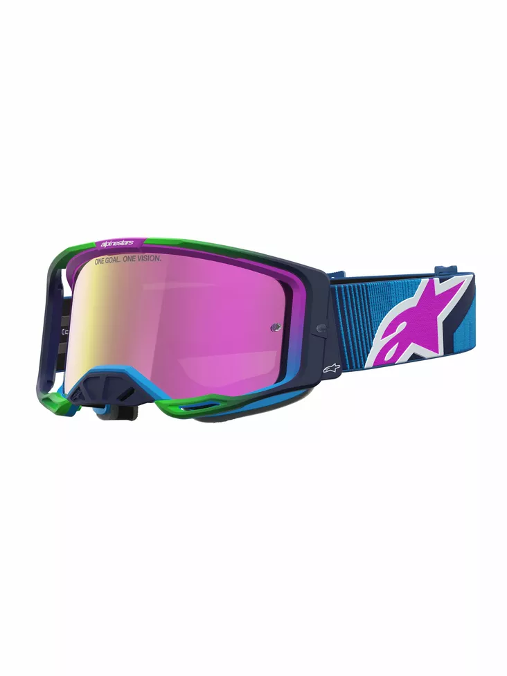 Alpinestars Ajolasit Vision 8 Maven Sininen Lila Peili Pinkki - Offroad ajolasit - D543986 - 1