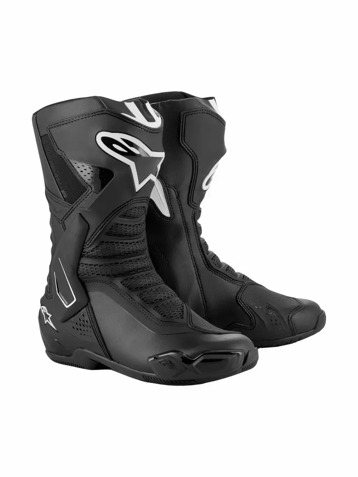 Alpinestars Ajosaapas SMX-6 v3 Musta/Valkoinen - Moottoripyöräsaappaat - D496926 - 1