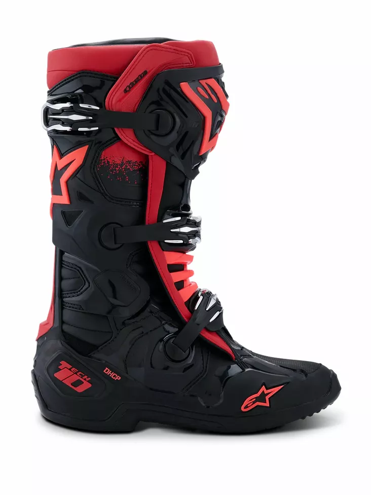Alpinestars Ajosaapas Tech 10 Musta/Punainen - Offroad ajosaappaat - D513756 - 1