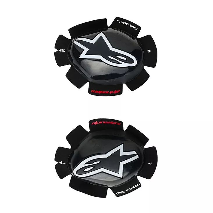 Alpinestars GP Tech Polvipala Musta/Valkoinen - Kulutuspalat nahkapukuun - D521166 - 1