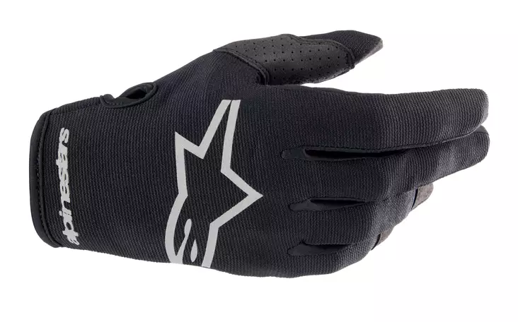 Alpinestars Hanska Radar Musta/Hopea - Ajohanskat Offroad - D437506 - 1