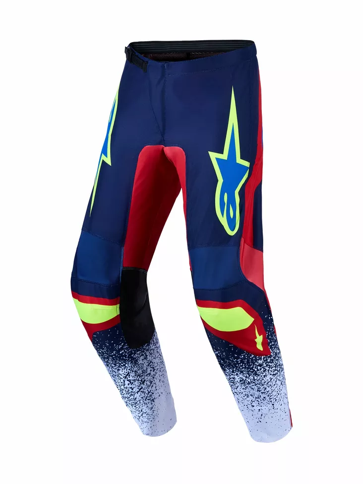 Alpinestars Housut Fluid Drag Sininen/Punainen/Valkoinen - Motocross housut MX - D540926 - 1
