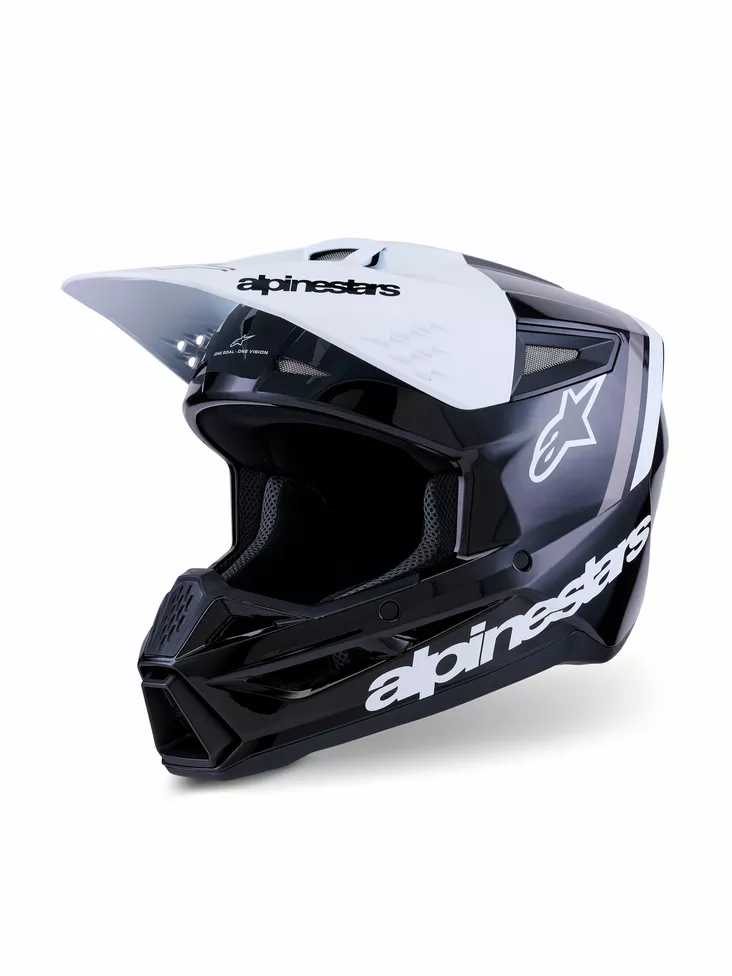 Alpinestars Kypärä S-M3 Radium Musta/Valkoinen - Offroad-kypärät - D513786 - 1