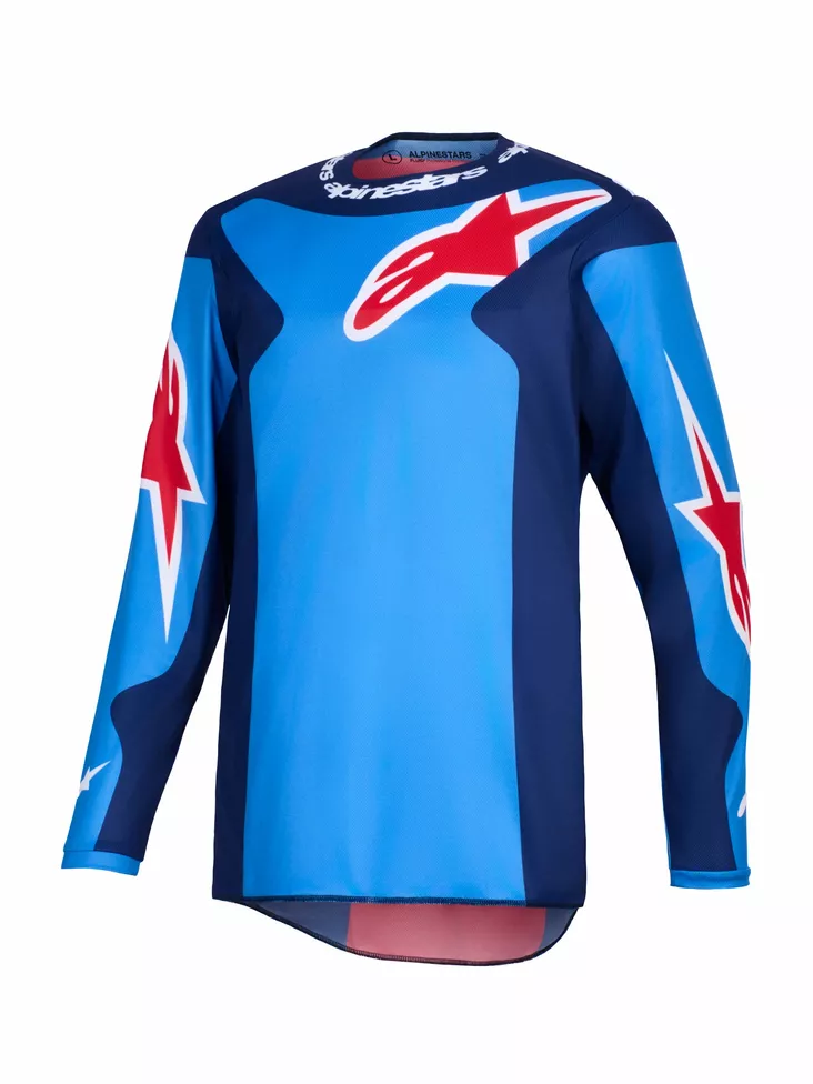 Alpinestars Paita Fluid Grid Sininen/Punainen - Motocross paidat MX - D512806 - 1