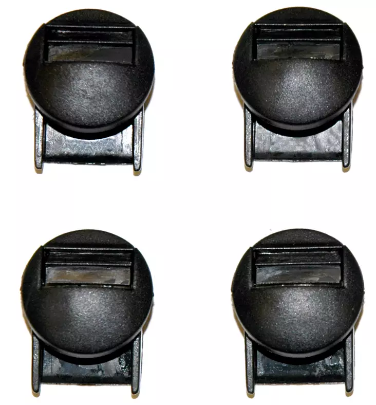 Alpinestars Strap Lock Set Replacement Tec musta (Tech 7, T3s nya, Tech 1) - Onroad kenkien varaosat - D208936 - 1