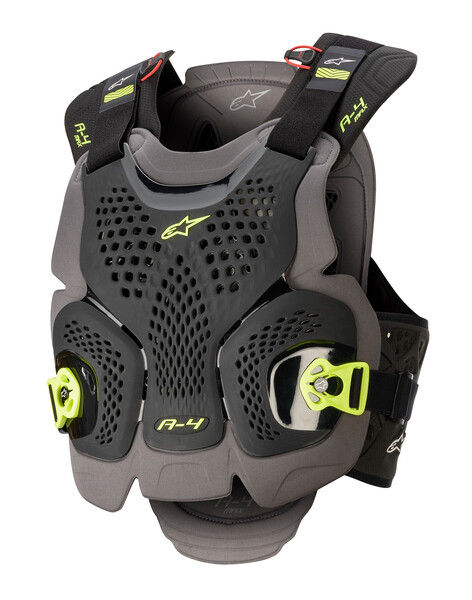 Alpinestars Suojaliivi A-4 Max Musta/Kelt Fluo - Rintasuojat - D278976 - 1