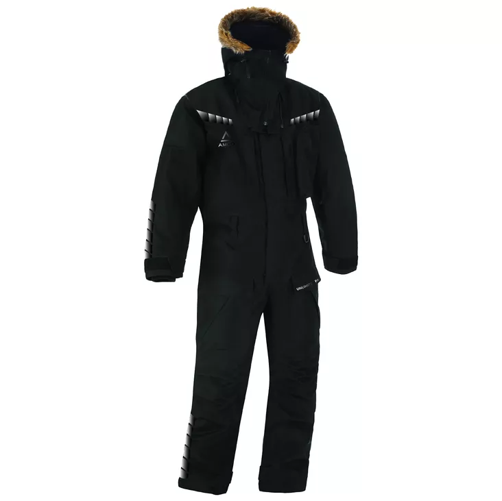 AMOQ Arctic Haalari Vuorellinen Musta - Kelkkailuhaalarit / Mono Suits - D521516 - 1