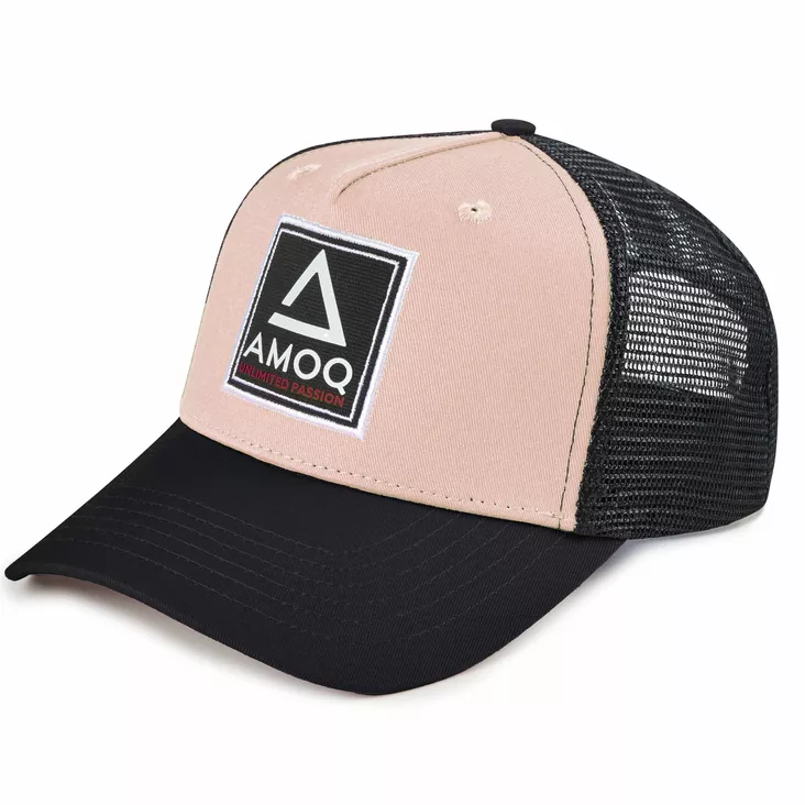 AMOQ Trucker Lippis Puuteripinkki/Musta - Pipot & lippikset - D548786 - 1
