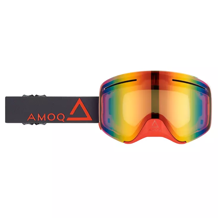 AMOQ Vision Vent+ Magnetic Ajolasit Harmaa-Punainen - Punainen Peili - Kelkkailu ajolasit & linssit - D475226 - 1