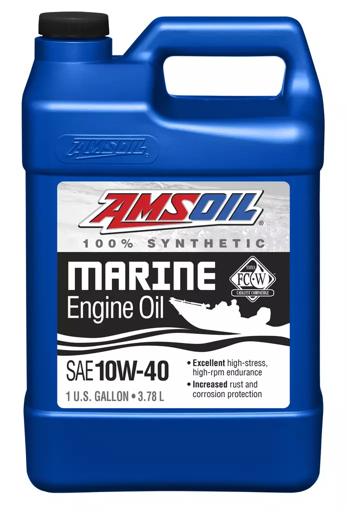 Amsoil 10W-40 Formula 4-Stroke® Marine Synthetic Oil 3.78L - Marineöljyt & lisäaineet - D504086 - 1