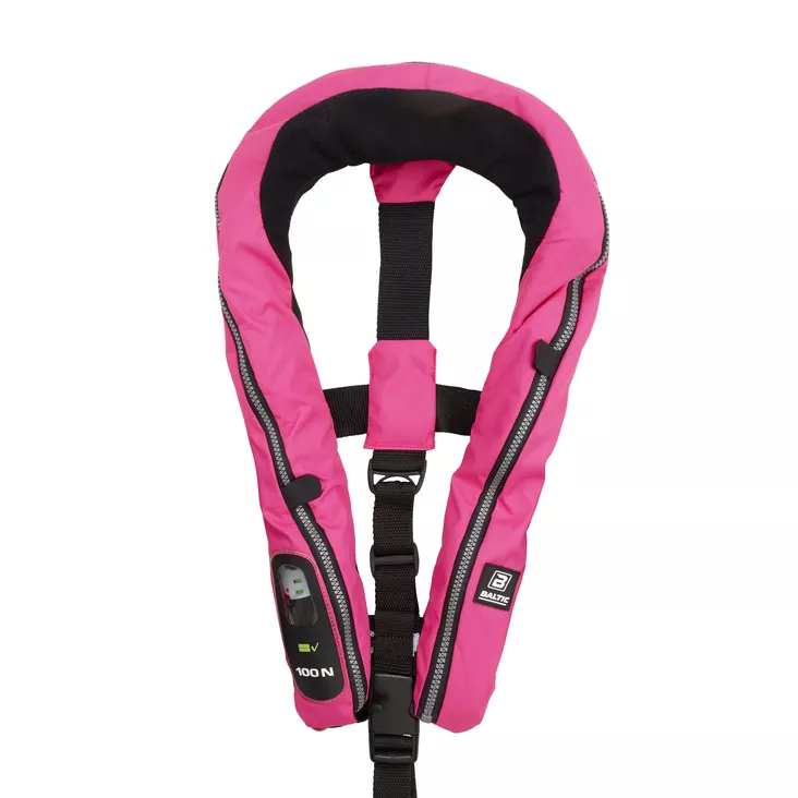 Baltic Compact 100 auto ilmatäytteinen pelastusliivi pinkki 30-110kg - Ilmatäytteiset pelastusliivit - D263716 - 1