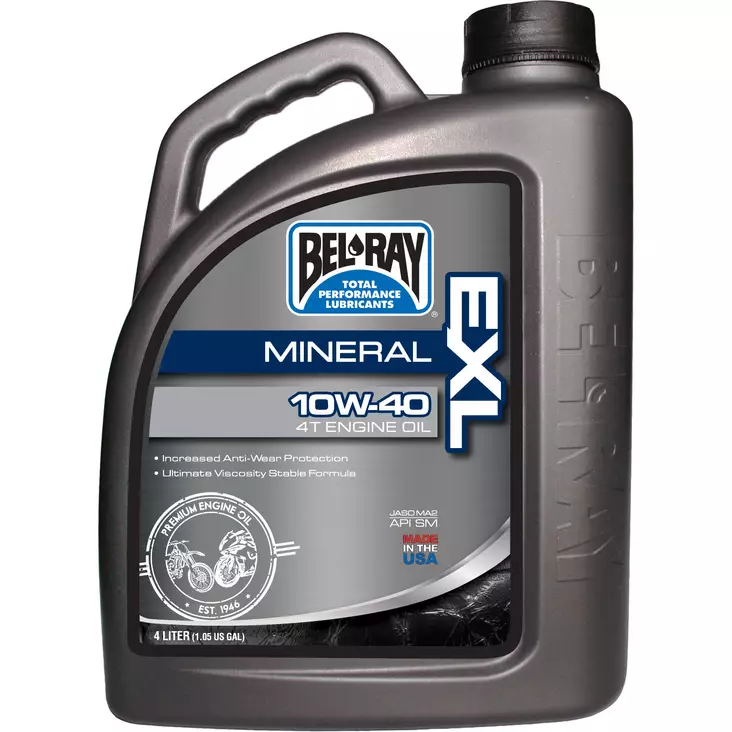 Bel-Ray EXL Mineral 4T 20W-50 4L - 4-tahtiöljyt - D6086 - 1
