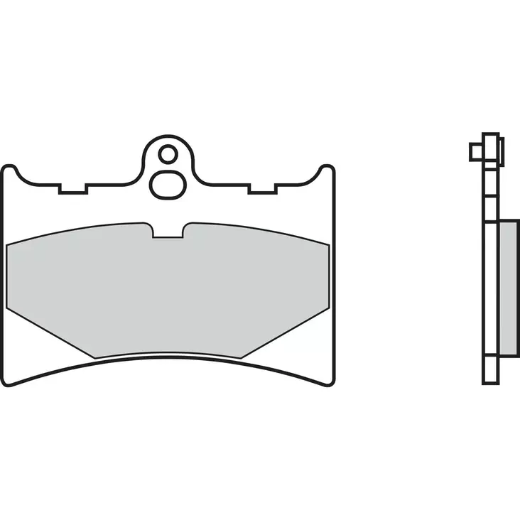Brembo Jarrupalat Carbon-Ceramic - Moottoripyörän jarrupalat - D83896 - 1