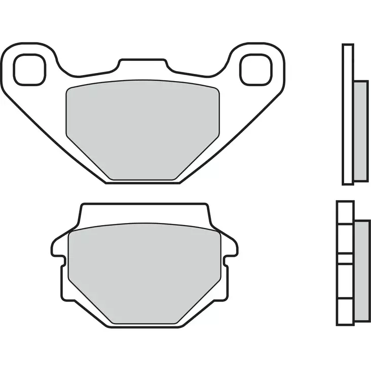 Brembo Jarrupalat Carbon-Ceramic - Moottoripyörän jarrupalat - D83956 - 1