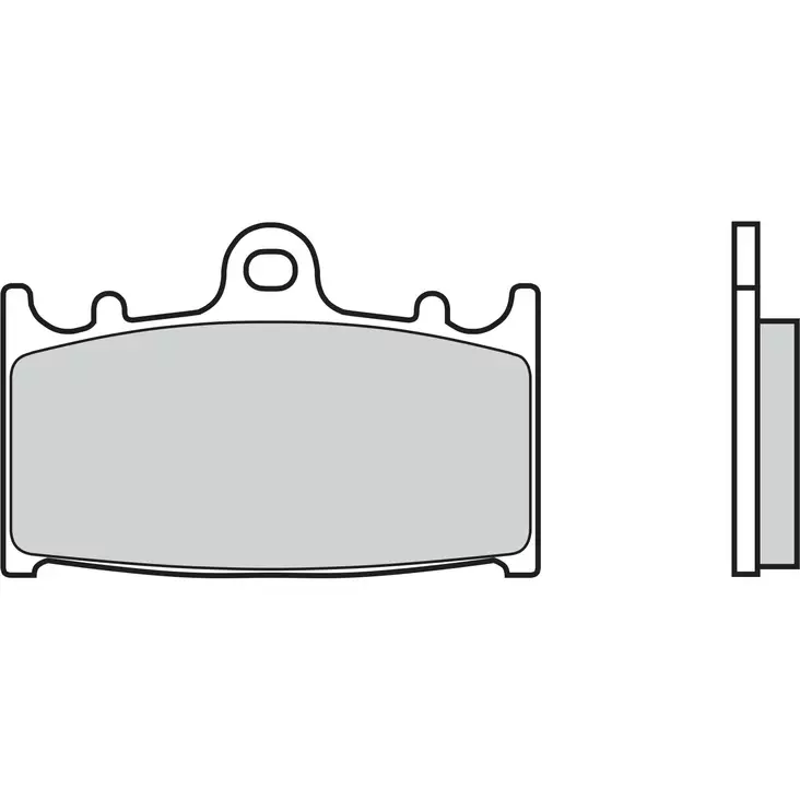 Brembo Jarrupalat Eteen Sintered Road - Moottoripyörän jarrupalat - D83946 - 1