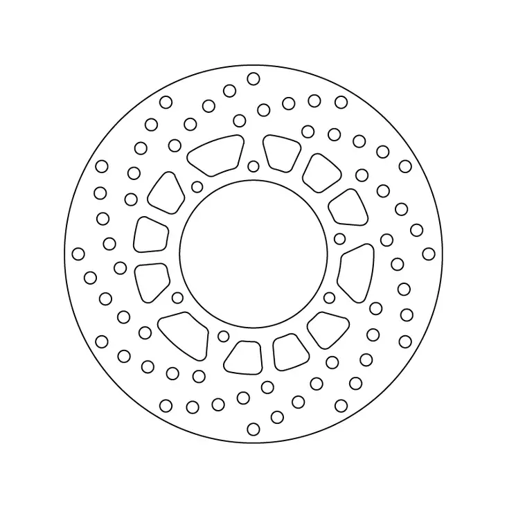 Brembo Serie Oro jarrulevy - Moottoripyörän jarrulevyt - D122846 - 1