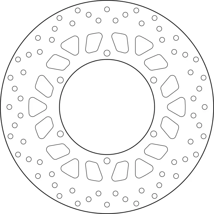 Brembo Serie Oro jarrulevy - Moottoripyörän jarrulevyt - D190906 - 1
