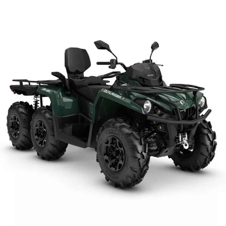 CAN-AM 25 Outlander MAX 6X6 XU+ T - Flat Bed 450 Tundra Green T3b - 60km/h - Can-Am ATV 2025 - 136986 - 1