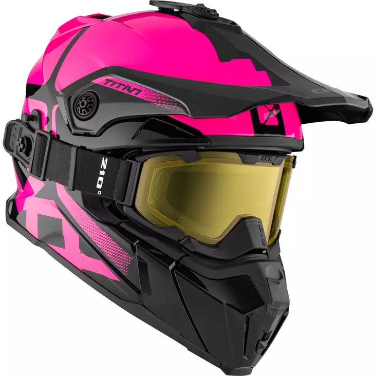 CKX Kypärä + Lasit TITAN Polar Pinkki - Offroad-kypärät - D404136 - 1