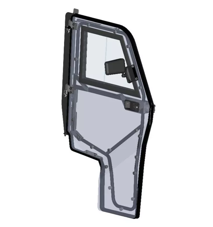 DFK Ovi kokoonpano oikea Polaris Ranger 570 Midsize 2015-2021 - DFK varaosat & tarvikkeet - D540256 - 1