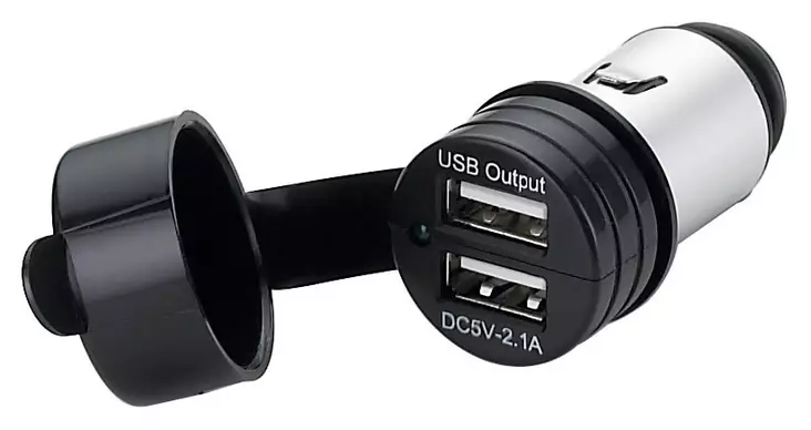 Double USB plug - Veneen Pistorasia & pistokkeet - D160016 - 1