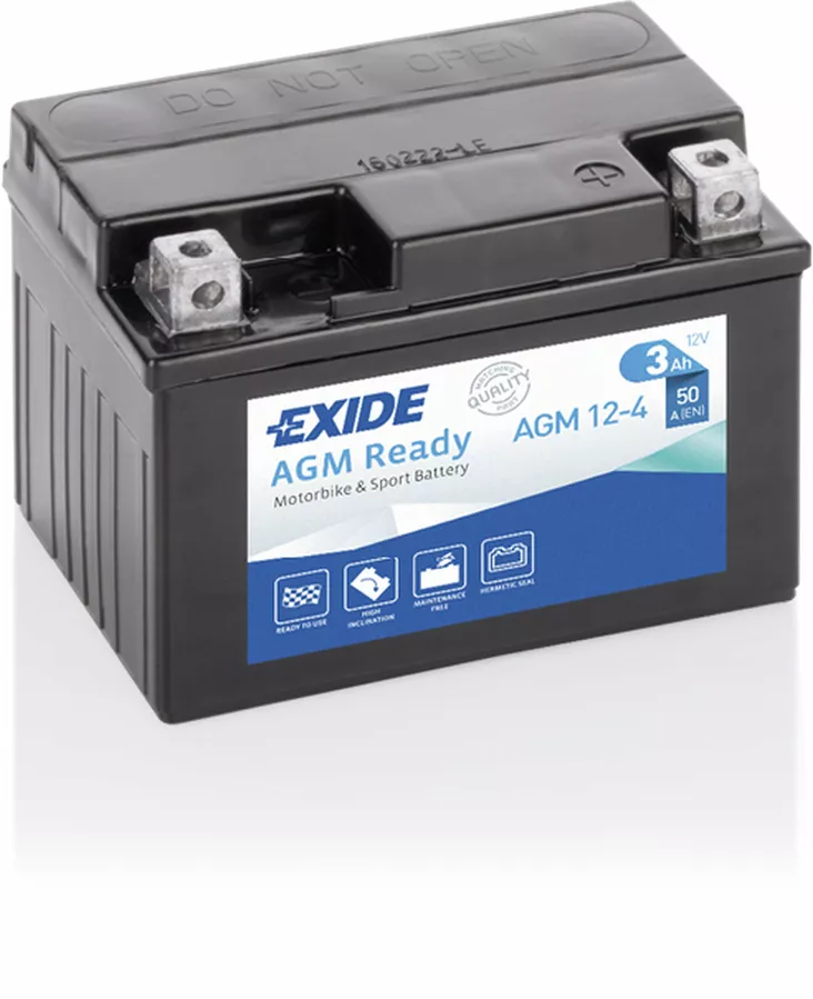 Exide akku AGM12-4 - Akut - D548126 - 1