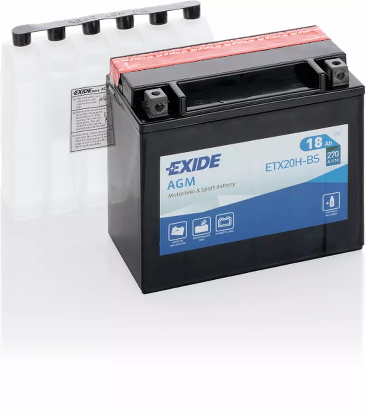 Exide akku ETX20H-BS sis.happopatruunan - Akut - D548176 - 1