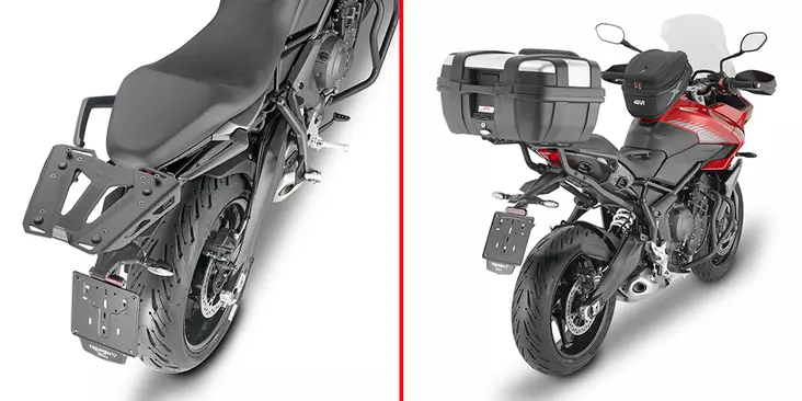 Givi M/RACK S/ARMS TRIUMP.TIGER SPORT 660 22 - Moottoripyörän laukkujen kiinnityssarjat - D478746 - 1